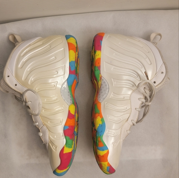Nike Little Posite One GS 'Fruity Pebbles  Size 7 VNDS - Picture 10 of 16
